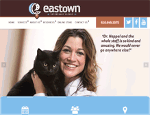 Tablet Screenshot of eastownvet.com